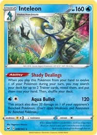 Inteleon - Deck Exclusives - #058 - Pokemon TCG card
