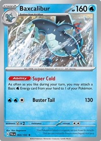 Baxcalibur - Deck Exclusives - #060 - Pokemon TCG card