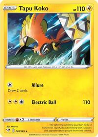 Tapu Koko #061 Tapu Koko - Deck Exclusives - #061 - Pokemon TCG card
