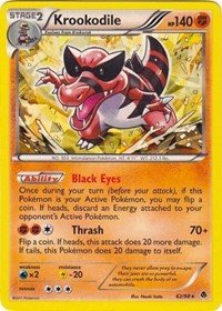 Krookodile - 62/98 (BW Emerging Powers) #062 Krookodile - 62/98 (BW Emerging Powers) - Deck Exclusives - #062 - Pokemon TCG card