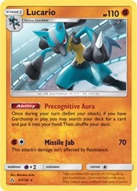 Lucario - 67/156 (SM Ultra Prism) #067 Lucario - 67/156 (SM Ultra Prism) - Deck Exclusives - #067 - Pokemon TCG card