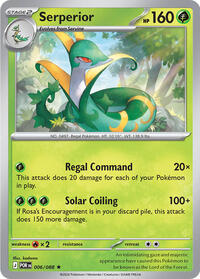 Serperior #006 Serperior - Deck Exclusives - #006 - Pokemon TCG card