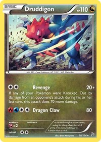 Druddigon - 70/106 (Flashfire) - Deck Exclusives - #070 - Pokemon TCG card