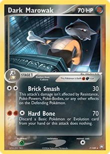 Dark Marowak - 7/109 (EX Team Rocket Returns) #007 Dark Marowak - 7/109 (EX Team Rocket Returns) - Deck Exclusives - #007 - Pokemon TCG card