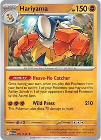 Hariyama #073 Hariyama - Deck Exclusives - #073 - Pokemon TCG card