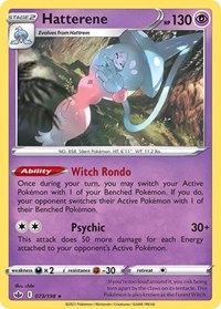 Hatterene - Deck Exclusives - #073 - Pokemon TCG card