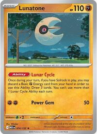 Lunatone #074 Lunatone - Deck Exclusives - #074 - Pokemon TCG card