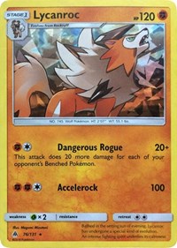 Lycanroc - 76/131 (SM Forbidden Light) #076 Lycanroc - 76/131 (SM Forbidden Light) - Deck Exclusives - #076 - Pokemon TCG card