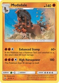 Mudsdale - 76/145 #076 Mudsdale - 76/145 - Deck Exclusives - #076 - Pokemon TCG card
