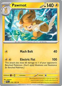 Pawmot - Deck Exclusives - #076 - Pokemon TCG card