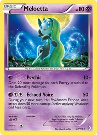 Meloetta - 77/149 (Boundaries Crossed) #077 Meloetta - 77/149 (Boundaries Crossed) - Deck Exclusives - #077 - Pokemon TCG card