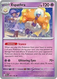 Espathra - Deck Exclusives - #081 - Pokemon TCG card