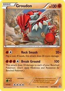 Groudon - 84/160 (XY Primal Clash) #084 Groudon - 84/160 (XY Primal Clash) - Deck Exclusives - #084 - Pokemon TCG card