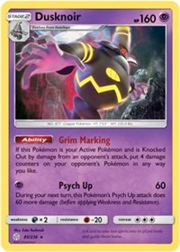 Dusknoir - 85/236 #085 Dusknoir - 85/236 - Deck Exclusives - #085 - Pokemon TCG card