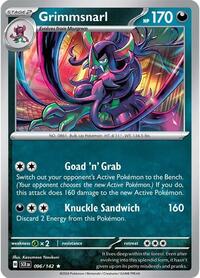 Grimmsnarl - Deck Exclusives - #096 - Pokemon TCG card