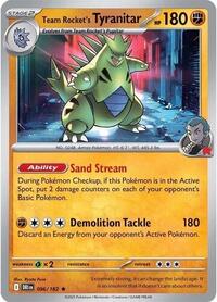 Team Rocket's Tyranitar #096 Team Rocket's Tyranitar - Deck Exclusives - #096 - Pokemon TCG card