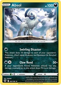 Absol #097 Absol - Deck Exclusives - #097 - Pokemon TCG card