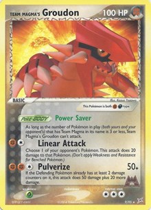 Team Magma's Groudon - 9/95 (EX Team Magma vs Team Aqua) #009 Team Magma's Groudon - 9/95 (EX Team Magma vs Team Aqua) - Deck Exclusives - #009 - Pokemon TCG card
