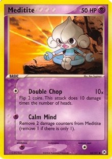 Meditite - EX Battle Stadium - #65 - Pokemon TCG card