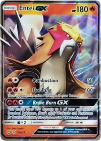 Entei GX - 10a/73 #010a Entei GX - 10a/73 - Alternate Art Promos - #010a - Pokemon TCG card