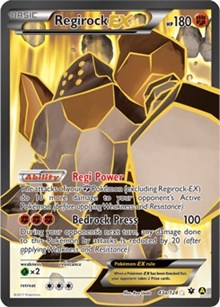 Regirock EX - 43a/124 - Alternate Art Promos - #043a - Pokemon TCG card