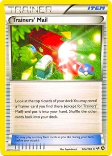 Trainers' Mail - 92a/108 - Alternate Art Promos - #092a - Pokemon TCG card