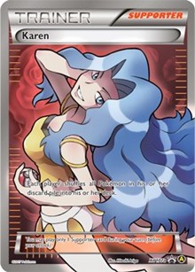 Karen - Alternate Art Promos - #XY177a - Pokemon TCG card