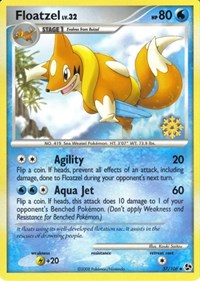 Floatzel - 37/106 - Countdown Calendar Promos - #037 - Pokemon TCG card