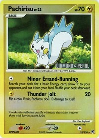 Pachirisu - 35/130 [Diamond & Pearl] - Burger King Promos - #035 - Pokemon TCG card