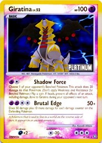 Giratina - 4/146 [Platinum] - Burger King Promos - #004 - Pokemon TCG card