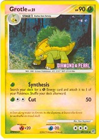 Grotle - 49/130 [Diamond & Pearl] - Burger King Promos - #049 - Pokemon TCG card