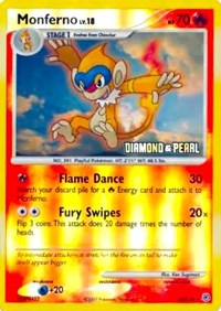 Monferno - 56/130 [Diamond & Pearl] - Burger King Promos - #056 - Pokemon TCG card