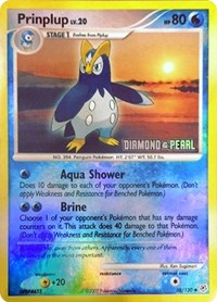 Prinplup - 58/130 [Diamond & Pearl] - Burger King Promos - #058 - Pokemon TCG card