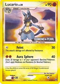 Lucario - 6/130 [Diamond & Pearl] - Burger King Promos - #006 - Pokemon TCG card