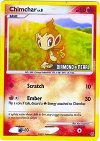 Chimchar - 76/130 [Diamond & Pearl] - Burger King Promos - #076 - Pokemon TCG card