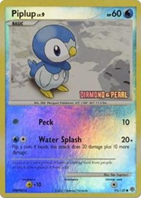 Piplup - 93/130 [Diamond and Pearl] - Burger King Promos - #093 - Pokemon TCG card