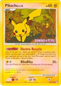 Pikachu - 94/123 (Diamond & Pearl) #094 Pikachu - 94/123 (Diamond & Pearl) - Burger King Promos - #094 - Pokemon TCG card