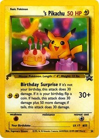 ______'s Pikachu #24 ______'s Pikachu - Pikachu World Collection Promos - #24 - Pokemon TCG card