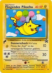 Pikachu (Flying) - Pikachu World Collection Promos - #25 - Pokemon TCG card