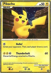 Pikachu (English) - Pikachu World Collection Promos - #PW 1 - Pokemon TCG card