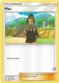 Hau (19) (Alolan Sandslash Half-Deck) - Alolan Sandslash & Alolan Ninetales - #120 - Pokemon TCG card