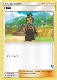 Hau (19) (Alolan Ninetales Half-Deck) - Alolan Sandslash & Alolan Ninetales - #120 - Pokemon TCG card