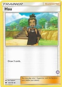 Hau (23) (Alolan Sandslash Half-Deck) #120 Hau (23) (Alolan Sandslash Half-Deck) - Alolan Sandslash & Alolan Ninetales - #120 - Pokemon TCG card