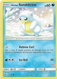 Alolan Sandshrew (14) #19 Alolan Sandshrew (14) - Alolan Sandslash & Alolan Ninetales - #19 - Pokemon TCG card
