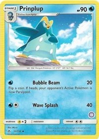 Prinplup (13) #33 Prinplup (13) - Alolan Sandslash & Alolan Ninetales - #33 - Pokemon TCG card