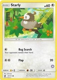 Starly (15) - Alolan Sandslash & Alolan Ninetales - #81 - Pokemon TCG card