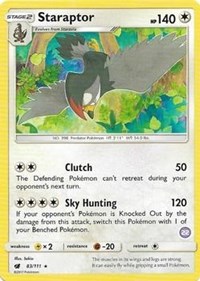Staraptor (22) - Alolan Sandslash & Alolan Ninetales - #83 - Pokemon TCG card