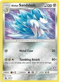 Alolan Sandslash (16) #SM127 Alolan Sandslash (16) - Alolan Sandslash & Alolan Ninetales - #SM127 - Pokemon TCG card