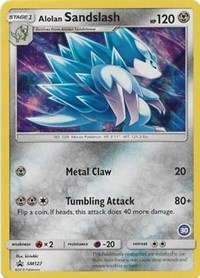 Alolan Sandslash (30) - Alolan Sandslash & Alolan Ninetales - #SM127 - Pokemon TCG card