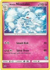 Alolan Ninetales (17) - Alolan Sandslash & Alolan Ninetales - #SM128 - Pokemon TCG card